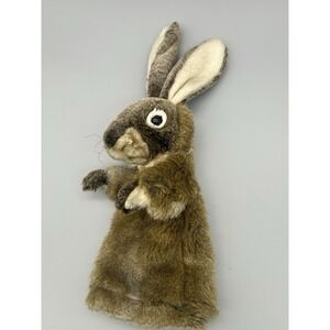 Folkmanis Puppets‎ Hand Puppet Beautiful Brown Bunny Rabbit Pretend Play